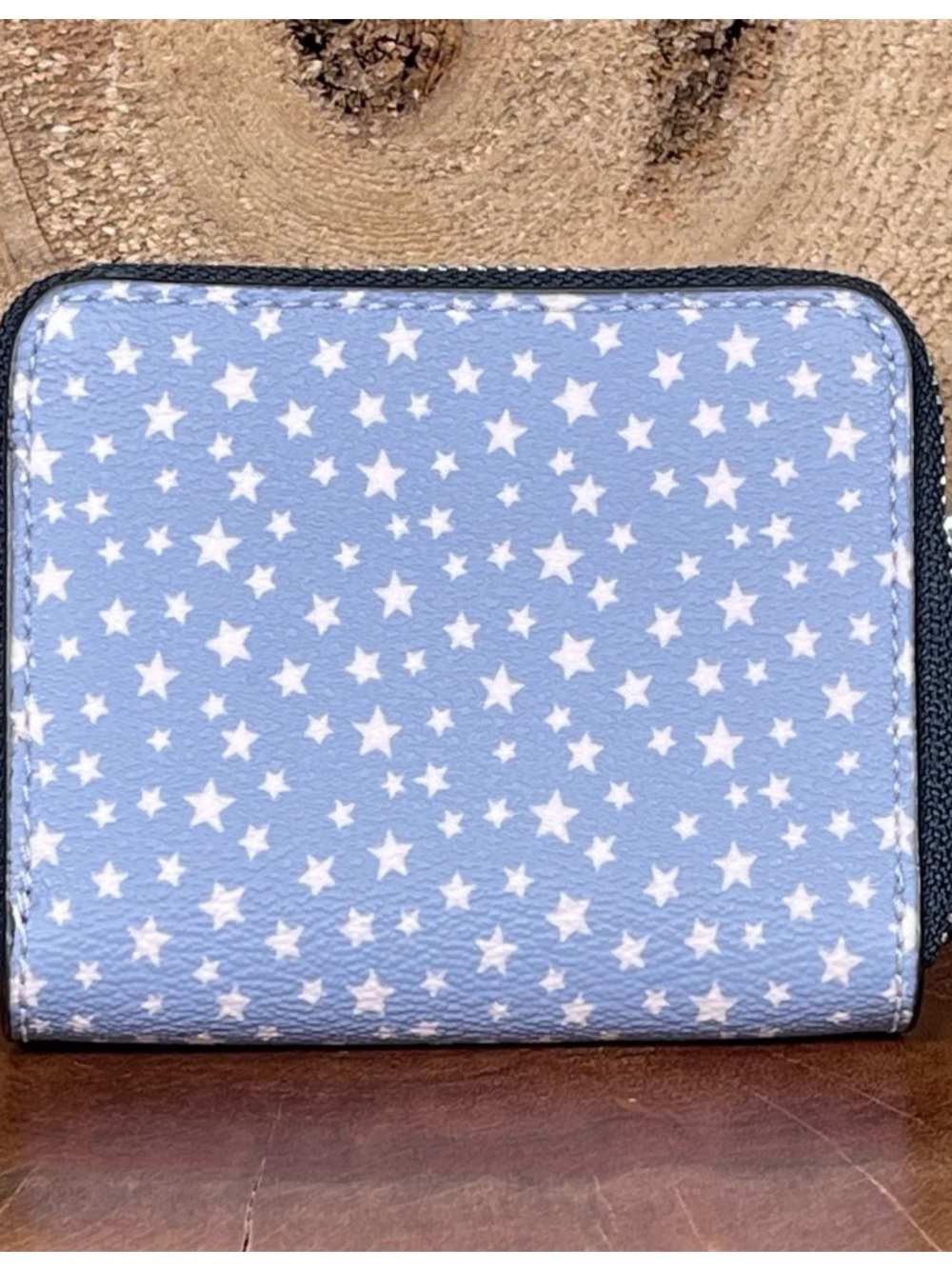 Coach Trifold Ditsy Star Wallet - Picture 2 of 8